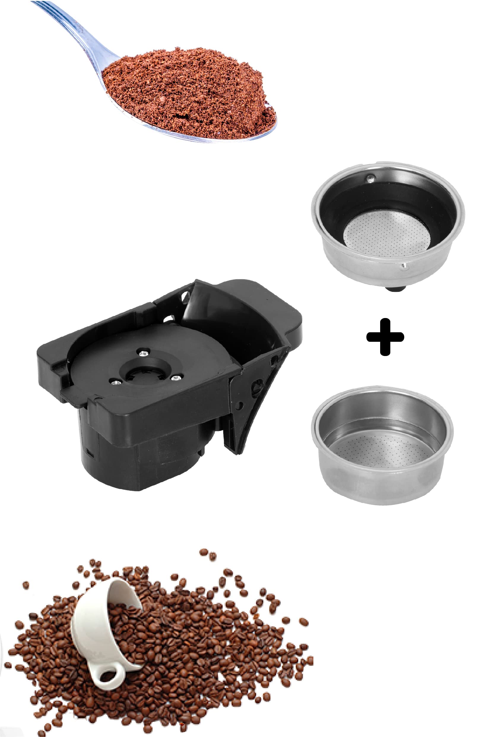 CR 4414 Multi-Kapsel-Kaffeemaschine 5-in-1 – 19 Bar, 9 Kaffeeoptionen, Weiss